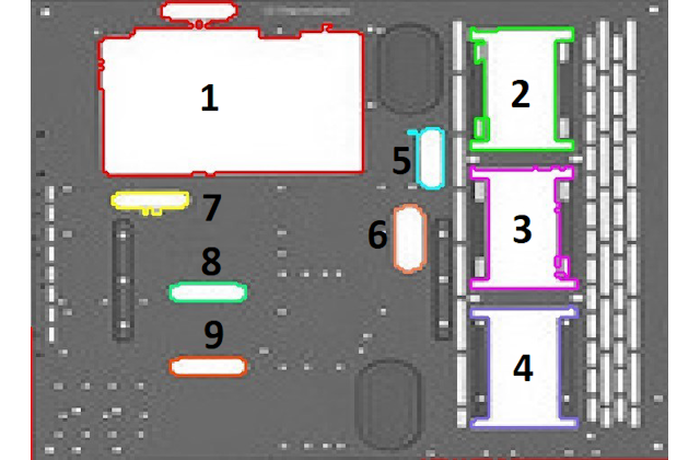 Захват нескольких областей / типов дефектов одновременно (Multi ROI)